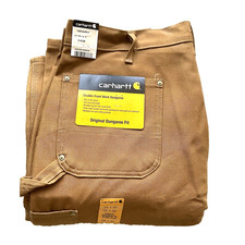 Carhartt B01 Double Front Carpenter Dungaree Pant USA 38x32 New with Tags picture