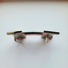 38mm Silver Brushed Constance Belt Buckle H Style Metal Replacement Part picture