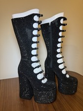 Heaven By Marc Jacobs Kiki Boots Embellished New With Box And Duster US 6 picture