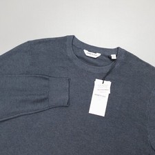 2-Pack Kenneth Cole Sweater Crew Neck Navy + Cafe Men's Slim Fit Size XL picture
