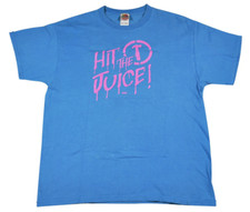 Vintage Hit The Juice Vans Shoes Blue Skate Shirt Size X-Large picture
