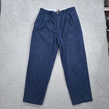 Vintage 90s Streetwear Mens Chino pant 34/29* Tommy Hilfiger Pleated Slight Fade picture