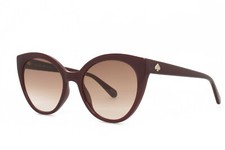 KATE SPADE AMYA LHF HA 54-20-140 BURGUNDY OPAL New Authentic Sunglasses picture
