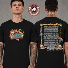 HOT Warped Tour 2026 Long Beach CA July 25 2026 Merch Lineup T-Shirt Reprint picture