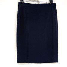NWT Ann Taylor Women’s Navy Blue Straight Skirt Sz 8 picture