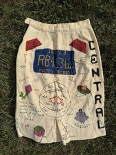 RARE 1963 Hancock Central High School Panthers Maxwell, IN Senior Cords Skirt picture