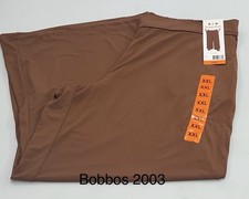 Three Dots Women's Wide-Leg Pull-On Pants, Brown, Size XXL picture