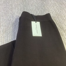 Apiece Apart Rene Pull On Wide Leg Pants Deep Espresso Knit Size L NWT picture