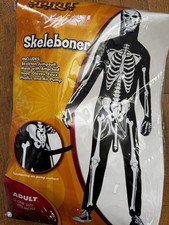 Spirit Halloween Skeleboner Adult Skeleton Costume Air Pump One Size Fits Most picture