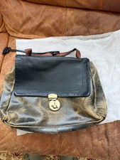 Jas MB London Vintage Women's Leather Top Handle Satchel Handbag Distressed picture
