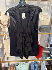 Barbara Bui Size 38 Black Blouse picture