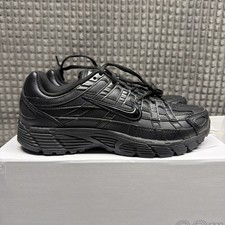 Nike P-6000 By You Custom Triple Black Mens 7.5 / Womens 9 Leather IB4455-900 picture