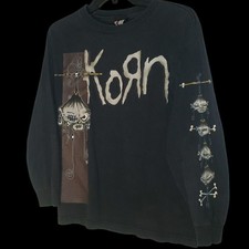 MEGA RARE LATE 90s-EARLY 00s KORN SHRUNKEN HEADS GIANT TAG MENS SMALL picture