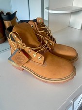 Timberland Premium 6-Inch Waterproof Boot Size 7 Men Wheat Nubuck picture