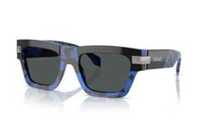 VERSACE | NEW | 4464 | 4464 545887 | HAVANA BLUE | DARK GREY | NON POLARIZED picture