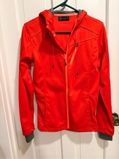 Women’s Mondetta Bright Orange Hooded Utility Softshell Jacket picture