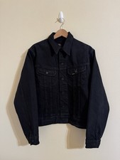 RRL Double RL Ralph Lauren Lot 271 Worn In Black Wash Denim Jacket Medium picture