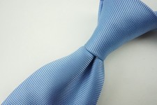 Eton Sky Blue Woven Basketweave 100% Silk Tie Brand New With Tags picture
