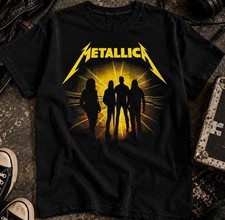 Metallica M72 World Tour T-Shirt Size L Black 72 Seasons picture