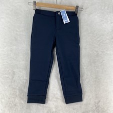 Jacadi Pants Unisex Kids 4 Years Navy Blue Matelot Jogger Softshell NEW $85 picture