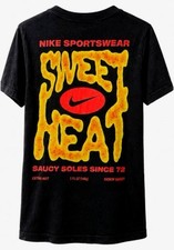 AUTHENTIC NIKE 100% COTTON SWEET HEAT FRONT PRINT  T SHIRT  1612-045 picture