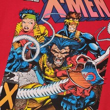 X-MEN OMEGA RED JIM LEE # 4 SHIRT Mens MEDIUM RED CASUAL WOLVERINE NWT picture