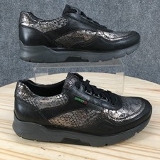 SANO by Mephisto Shoes Womens 6.5 Volodia Casual Comfort Sneakers Black Silver picture