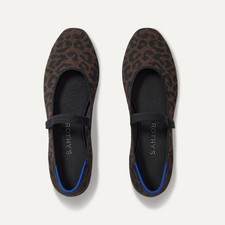 Rothy's The Square Mary Jane Women's Black Knit Flats Washable picture