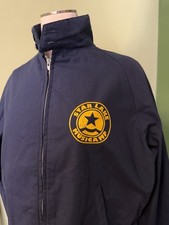 Vintage 70s Auburn Band Mechanic Jacket Rockabilly L Star Lake Music Club picture