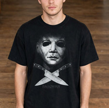Halloween Men's Resurrection Michael Myers Horror T-Shirt Large Size New w/tags picture