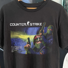 Counter Strike 1.6 1999 Landing T-Shirt Vtg FPS Game Retro Tee Unisex picture
