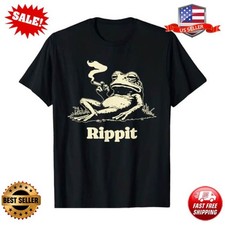 rippit Frog Stoner Weed Marijuana Smoker Cannabis 420 Funny T-Shirt picture