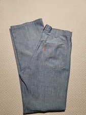 Vintage Ultra rare 1970's Levi's Orange tab gentleman's jean tag 32x32 Bootcut picture