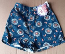 NWT VTG BONJOUR Le Mode Shorts Super 1990s Women Girl SZ 3/4 Deadstock BLUE 22W picture