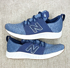 New Balance Blue Low Top Lace Up Athletic Sneakers Rubber Sole Sz 8.5 PMPFN972 picture