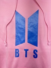 BTS Hoodie Womens M Medium Pink Map of the Soul 7 Hooded Sweatshirt Music K-POP picture