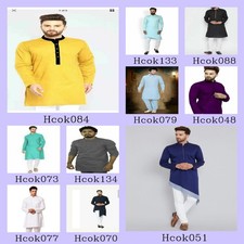 Mens Kurta only Designer Kurta Full Sleeve Cotton Shirt Ethnic Mens Kurta picture