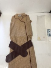 Vintage Beige Long Sleeve Blouse, By Avon Size 13/14 picture