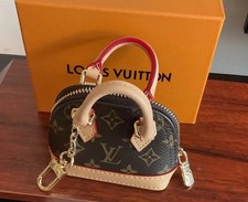 Louis Vuitton Micro/mini Alma Key Holder/ Bag Charm With Shopping Bag, Brown picture