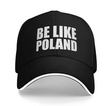 Be Like Poland Hat Black Adjustable Size picture