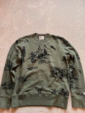 Todd Snyder x Champion USA Outdoor Graphic Sweatshirt L Olive Rare NWOT picture