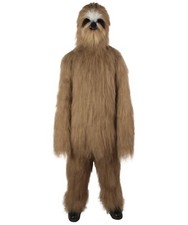 HPO Adult Unisex Sloth Cozy Furry Bodysuit Mascot with Mask for Halloween picture