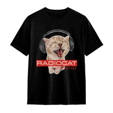 Radiocat The Bends Funny Cat T-Shirt Radiohead The Bends Unisex 90s Streetwear picture