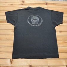 Vintage 80s Hanes Devo New Traditionalists Band Tour Graphic T-Shirt USA - Large picture