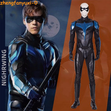 DC Comics Titans Season 3 Nightwing Cosplay Custome Men Outfits With Boots Set picture