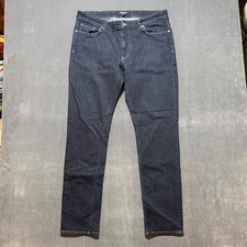 Peter Millar Crown Crafted Jeans Mens 38x34 Dark Wash Indigo Slim Fit Denim picture
