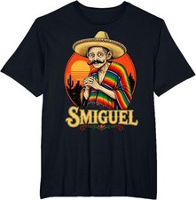 Smiguel Mexican Sombrero Vintage Mexican Culture Mashup T-Shirt picture