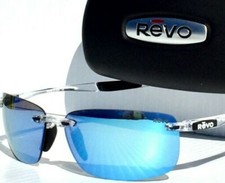NEW* REVO DESCEND N CLEAR w Blue POLARIZED Lens Sunglass 4059 09 BL picture