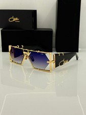 Cazal Sunglasses Legends Square Blue Mirror Golden Glasses picture