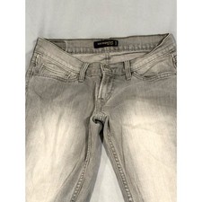 Levis 524 Too Superlow Skinny Jeans Grey Low Rise Y2K Denim 3M picture